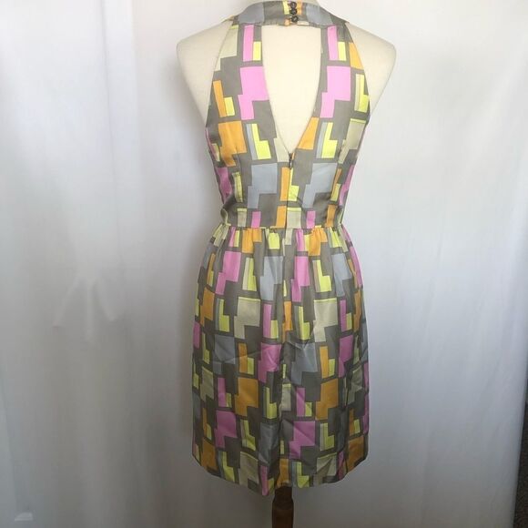 MILLY of NEW YORK CAMILLA HALTER DRESS 100… - Picture 7 of 14